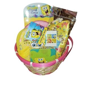 SpongeBob Spa Self Care Gift Basket NWT Bath Set Easter Gift